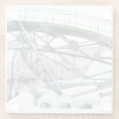 ヴィンテージ足橋 ガラスコースター (裏面)