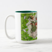 ヴィンテージ踊りアイリッシュカップル ツートーンマグカップ (左)