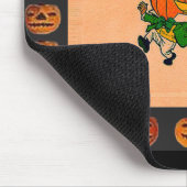 ヴィンテージ踊りジャックオランタン マウスパッド (コーナー)