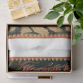 ヴィンテージ踊りハロウィーンデビルスウィッチ&パンプキン 薄葉紙 (ギフト)