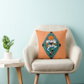 ヴィンテージ踊りパンプキンレディ | スクエア装飾用クッション クッション (椅子)