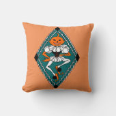 ヴィンテージ踊りパンプキンレディ | スクエア装飾用クッション クッション (正面)