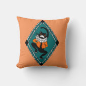 ヴィンテージ踊り猫 | スクエア装飾用クッション クッション (正面)