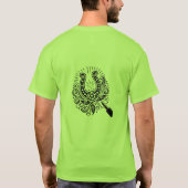 ヴィンテージ蹄鉄グラフィックティー🎭🎨 #art tシャツ (裏面)