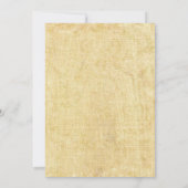 ヴィンテージ蹄鉄結婚式招待状 招待状 (裏面)