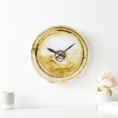 ヴィンテージ車のオールドクラシックホイール#3 ラージ壁時計 (ホーム)