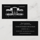 ヴィンテージ車のカスタムな名刺 名刺 (正面/裏面)