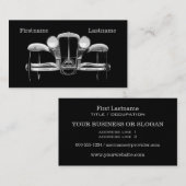 ヴィンテージ車のカスタムな名刺 名刺 (正面/裏面)