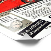 ヴィンテージ車のプリント- Chevy 1939 Ad Artwork フォトプリント (角)