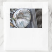 ヴィンテージ車のヘッドライト長方形シール 長方形シール (バッグ)