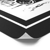 ヴィンテージ車のポスター ポスター (角)