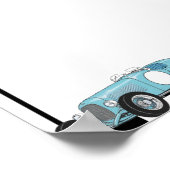 ヴィンテージ車のランチョンマット ポスター (角)