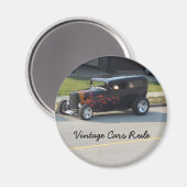 ヴィンテージ車のルール マグネット (正面/裏面)