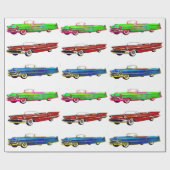 ヴィンテージ車の包装紙 ラッピングペーパー (フラット)