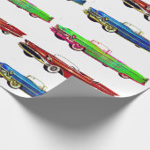 ヴィンテージ車の包装紙 ラッピングペーパー (角)