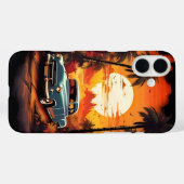 ヴィンテージ車の夕日 – 車を愛する人のためのギフト Case-Mate iPhoneケース (裏面 (横))
