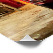 ヴィンテージ車の完璧なポスター |フィアット500 |イタリアのローマ ポスター (コーナー)