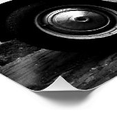 ヴィンテージ車の完璧なポスター |フィアット500 |イタリアのローマ ポスター (コーナー)