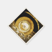 ヴィンテージ車の旧クラシック輪 スタンダードカクテルナプキン (角)