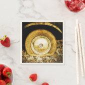 ヴィンテージ車の旧クラシック輪 スタンダードカクテルナプキン (インサイチュ)