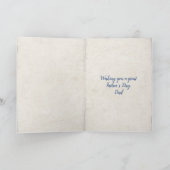 ヴィンテージ車の父の日 カード (内部)