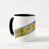 ヴィンテージ車の記号#3マグ マグカップ (正面左)