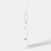 ヴィンテージ車の集まり、紫のピンクの紫の紫の白 Case-Mate iPhoneケース (裏面 / 左)