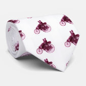 ヴィンテージ車の集まり、紫の紫の紫の白 ネクタイ (ロール)