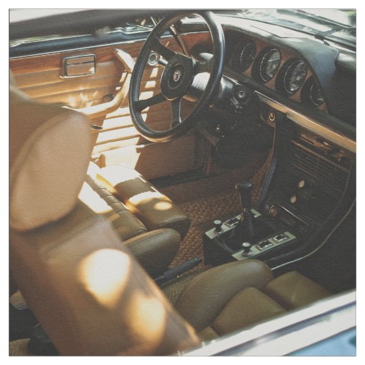 ヴィンテージ車の革インテリア ファブリック (見本)