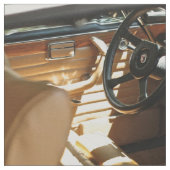 ヴィンテージ車の革インテリア ファブリック (クローズアップ)