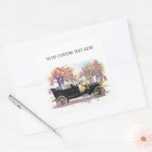 ヴィンテージ車カスタムのシール スクエアシール (封筒)