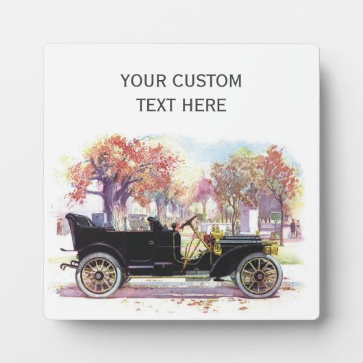 ヴィンテージ車カスタムのプラーク フォトプラーク (正面)