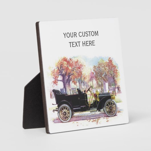 ヴィンテージ車カスタムのプラーク フォトプラーク (正面)