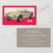 ヴィンテージ車カスタム車の名刺 名刺 (正面/裏面)