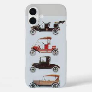 ヴィンテージ車クラシック車モノグラム iPhone 16 PLUSケース