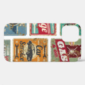 ヴィンテージ車サービスとガソリンスタンドヴィンテージメタル  Case-Mate iPhoneケース (裏面 (横))