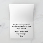 ヴィンテージ車サービスのためのキャデラックの休日 シーズンカード (内部)