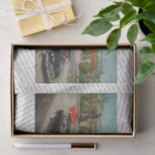 ヴィンテージ車デカップコラージュまたはギフト 薄葉紙 (ギフト)