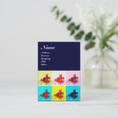 ヴィンテージ車ポップ・アートののアート/自動車修理車の 名刺 (スタンド正面)