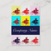 ヴィンテージ車ポップ・アートののアート/自動車修理車の 名刺 (裏面)