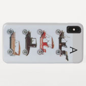 ヴィンテージ車モノグラム Case-Mate iPhoneケース (裏面(横))