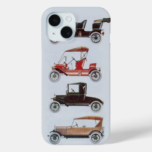 ヴィンテージ車モノグラム Case-Mate iPhoneケース (裏面)