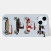 ヴィンテージ車モノグラム Case-Mate iPhoneケース (裏面 (横))