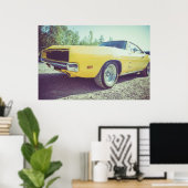 ヴィンテージ車写真ポスター ポスター (ホームオフィス)