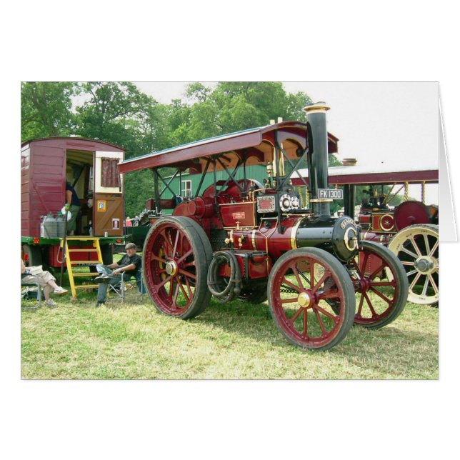 ヴィンテージ車及びトレーラ (正面横)