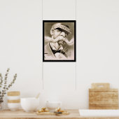 ヴィンテージ車掌ポスター ポスター (キッチン)