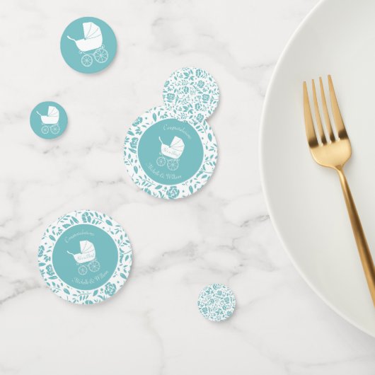 ヴィンテージ車用ベビーシャワー コンフェッティ (グループ)