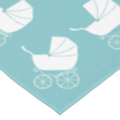 ヴィンテージ車用ベビーシャワー テーブルクロス (アングル)
