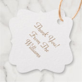 ヴィンテージ車用ベビーシャワー フェイバータグ (裏面)