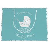 ヴィンテージ車用ベビーシャワー ラージペーパーバッグ (正面)